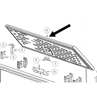 Haier Freezer Lid Assy 26055-A RC719W2 24957-A RC719W1