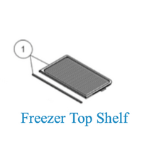 Haier Freezer Top Shelf HTMR315WH, HTMR315SS