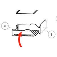 Haier Fridge Chiller Draw Without Lid HRF454TW, HRF454TS, 61250, 61251, 62193, HRF454TW2