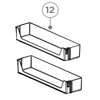 Haier Fridge Door Bottle Shelf HRF420BEC, HRF420BHC, HRF420BS