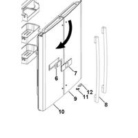 Haier Fridge Door Left Side HFD647AS