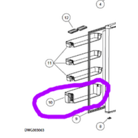 Haier Fridge Freezer Large Shelf On Door HRZ-322, 61143-B, 61143-A HRZ322