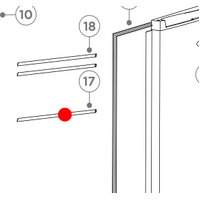 Haier Fridge Lower Door Bottle Holder HRZ130 HRF130UW HRZ130 HRF130US