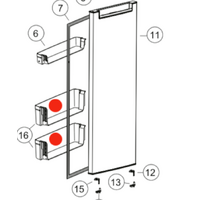 Haier Fridge Fridge Bottle Shelf HRF360TW, HRF360TS , HRF360TW2, HRF360TS2
