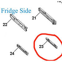 Haier Fridge Lower Draw Right Side Slide HSBS582AW