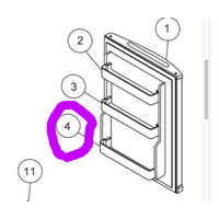 Haier Fridge Lowest Shelf On Door