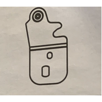 Haier Fridge Or Freezer Bottom Hinge Left Side HRF360TW, HRF360TS