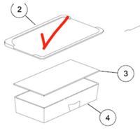 Haier Fridge Shelf Top HRZ113SS, HRZ-113, HRZ113, HRZ116, 0005