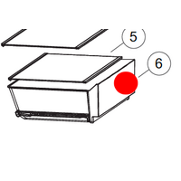 Haier Fridge Veggie Bin Or Crisper Draw HRF340BW2Â HBM340SA1 HBM340WH1 HRF340BS2
