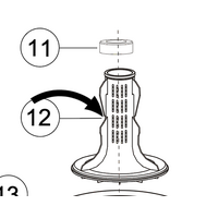 Haier Washing Machine Agitator HWM75TLU, 61367A