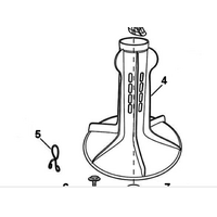 Haier Washing Machine Agitator Pulsator HWM65TLF, 61306