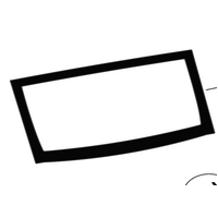 Haier Washing Machine Lid Or Door HWT70FVW2, 61375-A