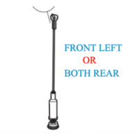 Haier Washing Machine Suspension Rods HWT80AW1, HWT80MW1, HWT80MW2, 61379, 61387, 61392