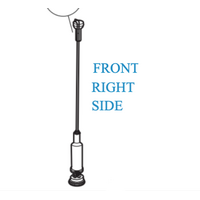 Haier Washing Machine Suspension Rods Yellow HWT80AW1, HWT80MW1, HWT80MW2, 61379, 61387, 61392