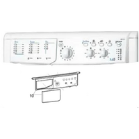 Indesit Washing Machine Control Panel Dashboard and Despensor Draw Only Cover Iwdc 7125 B (Aus) 1, IWDC712B (Aus) 1