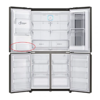 LG Fridge Bottom Shelf Left Door 71303