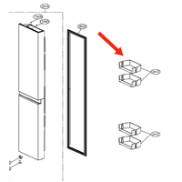 LG Fridge (Freezer) Door Shelf MAN64890201