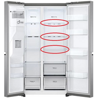 LG Fridge Side Free Glass Shelf - AHT75335004
