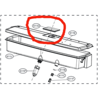 LG Fridge Water Tank Cap Cover GT-L471PDC