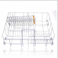 Miele Dishwasher Lower Basket With Inserts As the Image