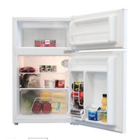 Parmco 85L Mini Fridge Freezer for Hotel, Motel, Home, or Caravan - Compact Bar Fridge with Top Freezer