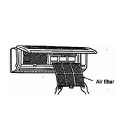 Mitsubishi Aircon Air Filter MSH07RV MSH09RV