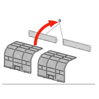 Mitsubishi Electric Air Con Air Cleaning Filter Filter Air Clean MSZ-EF22VAW-A1
