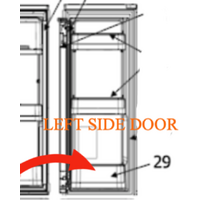 Mitsubishi Fridge Bottle Shelf Left Side Door MR-L710E-ST-A, MR-L650EH-A-ST
