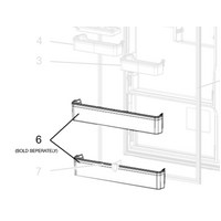 Mitsubishi Fridge Bottle Shelf MR-FX389EP-A W MR-FX389EP-A St MR-FX420EP-A W MR-FX420EP-A St