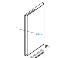 Mitsubishi Fridge Fridge DOORMR-CX370EJ-W-A White