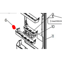 Mitsubishi Fridge Middle Shelf MR-CX370EJ, MR-CX402EJ, *88118