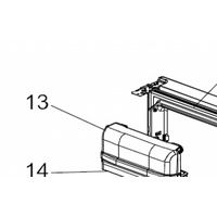 Mitsubishi Fridge Top Shelf Cover Right Side