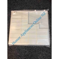 Mitsubishi Fridge Veggie Bin Cover Shelf Or Cover Vege MR375/405B, MR-C375B, MR-C405B, MR-C375C, MR-C405C, MR-C375C-R (Includes