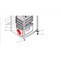 Mitsubishi Fridge Veggie Bin MR-255J, MR255J