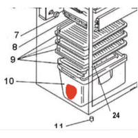 Mitsubishi Fridge Veggie Bin MR-260U MR-260R MR-260X MR-260B MR-260 MR-260G MR-260T, *M42405