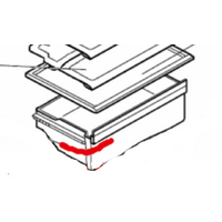 Mitsubishi Fridge Veggie Bin MR-BF290B-A MR-BF325B-A MR-BF390B-A