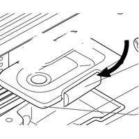 Mitsubishi Fridge Water Tank Lid Cover Cgx