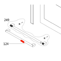 Omega Oven Door Handle OO640X, OBO650X OO640X