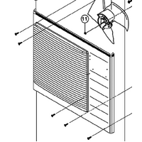Panasonic Air-Condition and Heat Pump Front Cabinet Panel CS-E28HKR CU-E28HKR CS-E24JKR