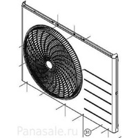 Panasonic Air-Condition and Heat Pump Front Cabinet Panel CU-RZ50VKR, CU-RZ42VKR, CU-RZ60VKR