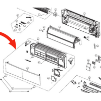 Panasonic Air-Condition and Heat Pump Front Cover Or Front Grille Complete