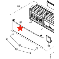 Panasonic Air-Condition and Heat Pump Front Cover Or Intake Panel Cs-Rz Cs-U