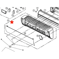 Panasonic Air-Condition and Heat Pump Front Cover Or Panel Complete As You See In the Image