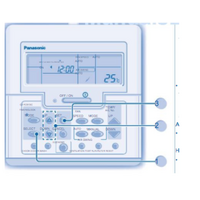 Panasonic Air Condition and Heat Pump Remoter Controller Wired CU-L43DBE5