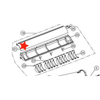 Panasonic Air-Condition and Heat Pump Vane Louvre CS-E21DTES, CS-E18DTEW CS-E21DTES, CS-E15DTEW