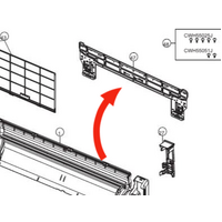 Panasonic Air-Condition Wall Installation Plate CS-RZ50VKRW-1