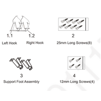 Panasonic Dryer Wall Mounting Bracket NH-E70JA1WAU NH-E80JA1WAU