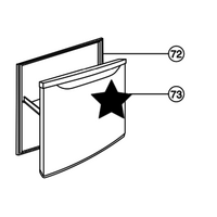 Panasonic Freezer Door Seal NR-BW415VWAU White