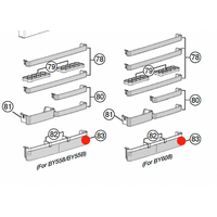 Panasonic Fridge Bottle Shelf NR-BY55BPS NR-BY55BVW NR-BY558PS NR-BY558XS NR-BY608PS NR-BY608XS
