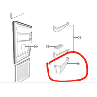 Panasonic Fridge Shelf Bottle NR-BX418XS, NR-BX418VS, NR-BX418GW NR-BX468XS, NR-BX468VS, NR-BX468GW NR-BX41BXS, *4680
